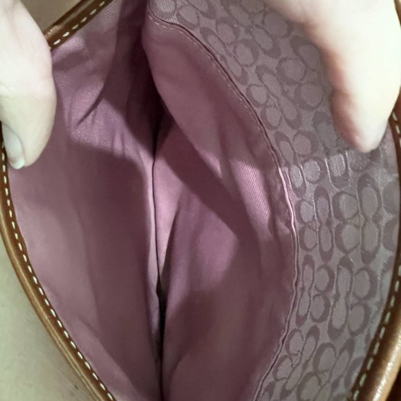 Coach Pink Over the Shoulder/Crossbody Bag - Picture 6 of 13